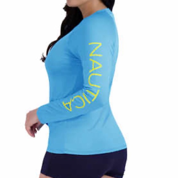 NAUTICA SWIM RASH GUARD TOP - Picture 4 of 10